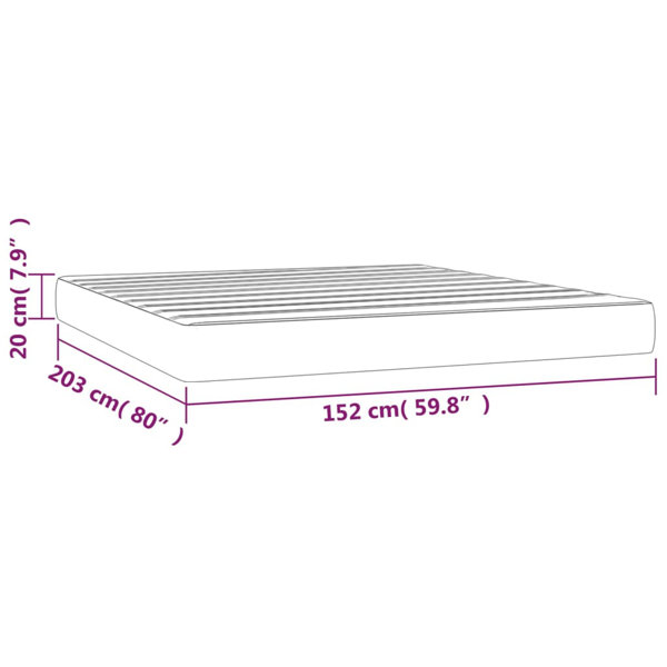 Alwyn Home Spring Mattress BedinaBox Single Bed Foam Mattress Medium